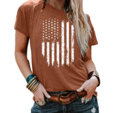 T-shirt flag print