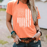 T-shirt flag print
