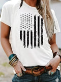 T-shirt flag print