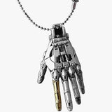 5cm Movable Robot Hand Collectible - Adjustable Mechanical Bionic Hand Charm, Pendant, Ornament
