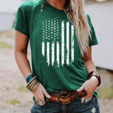 T-shirt flag print