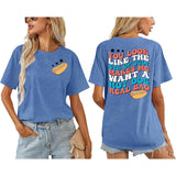 Flag Print T-Shirt for Women: Fun USA Printed Tee