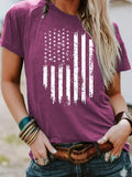 T-shirt flag print