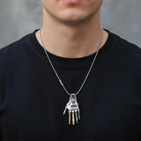 5cm Movable Robot Hand Collectible - Adjustable Mechanical Bionic Hand Charm, Pendant, Ornament