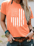 T-shirt flag print