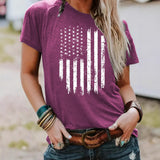T-shirt flag print