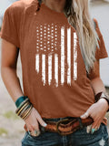 T-shirt flag print