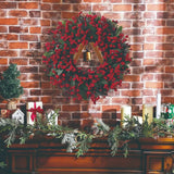 Festival decoration flower wreath simulation vine circle