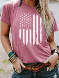 T-shirt flag print