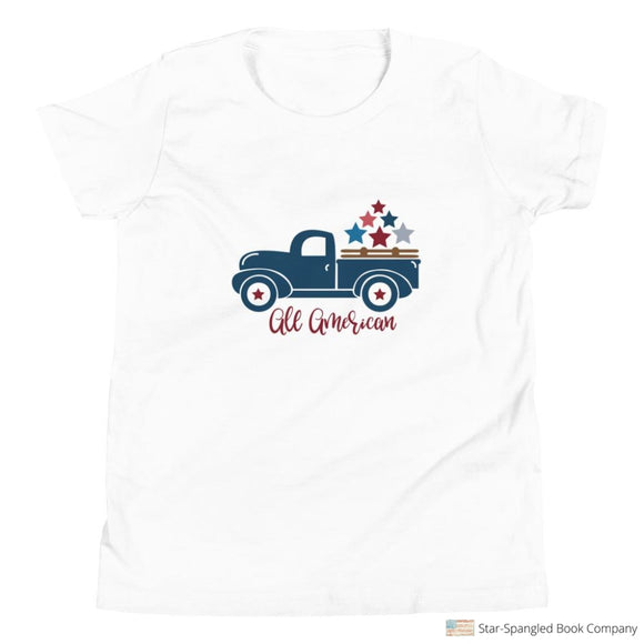 All American Truck Youth T-Shirt White / S