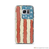 Iconic Watercolor Flag - Samsung Case Galaxy S7 Edge Phone