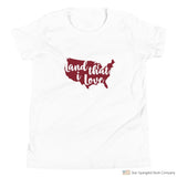 Land That I Love Youth T-Shirt White / S