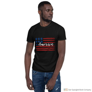 Mens America T-Shirt Black / S