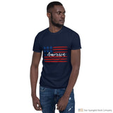 Mens America T-Shirt Navy / S