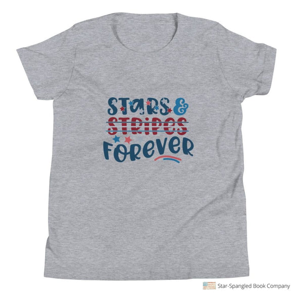 Stars & Stripes Forever Youth T-Shirt Athletic Heather / S