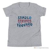 Stars & Stripes Forever Youth T-Shirt Athletic Heather / S