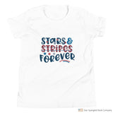 Stars & Stripes Forever Youth T-Shirt White / S