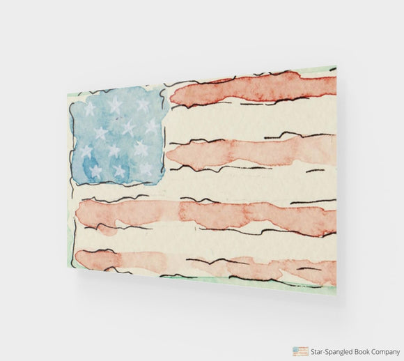 Watercolor Flag Acrylic Print