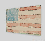 Watercolor Flag Wood Print