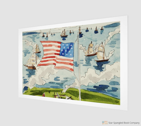 Whose Broad Stripes Art Print