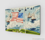 Whose Broad Stripes Canvas