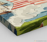 Whose Broad Stripes Canvas