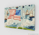 Whose Broad Stripes Canvas